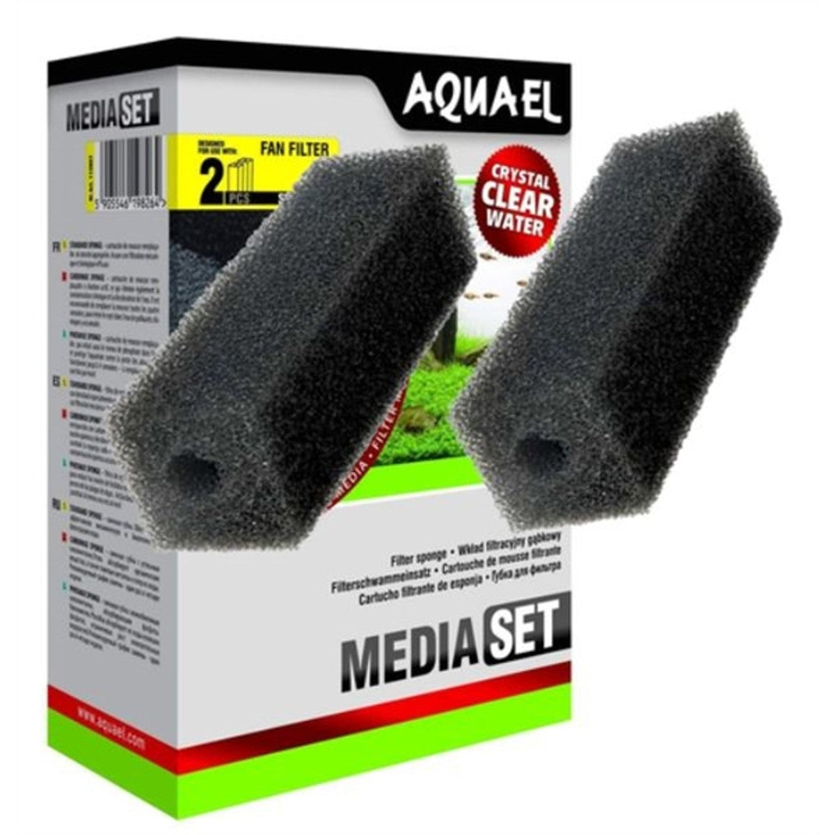 AquaEl Fan Filter 2 Replacement Sponge AquaEl
