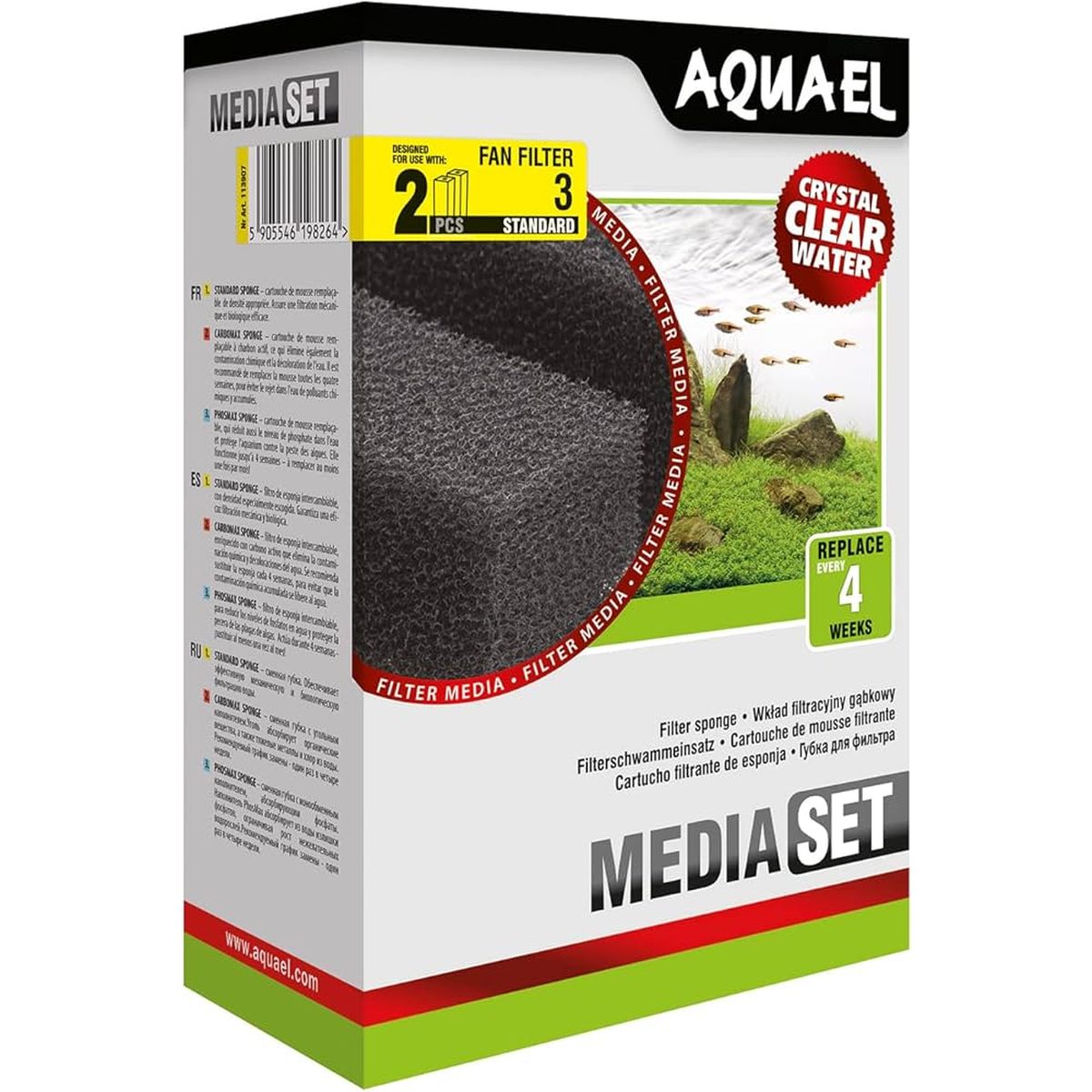 AquaEl Fan Filter 3 Replacement Sponge AquaEl