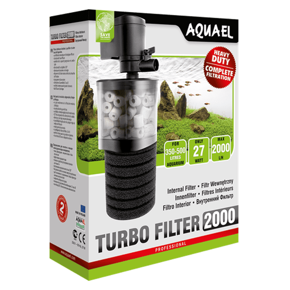 AquaEl Turbo Filter 2000 - 530gph AquaEl