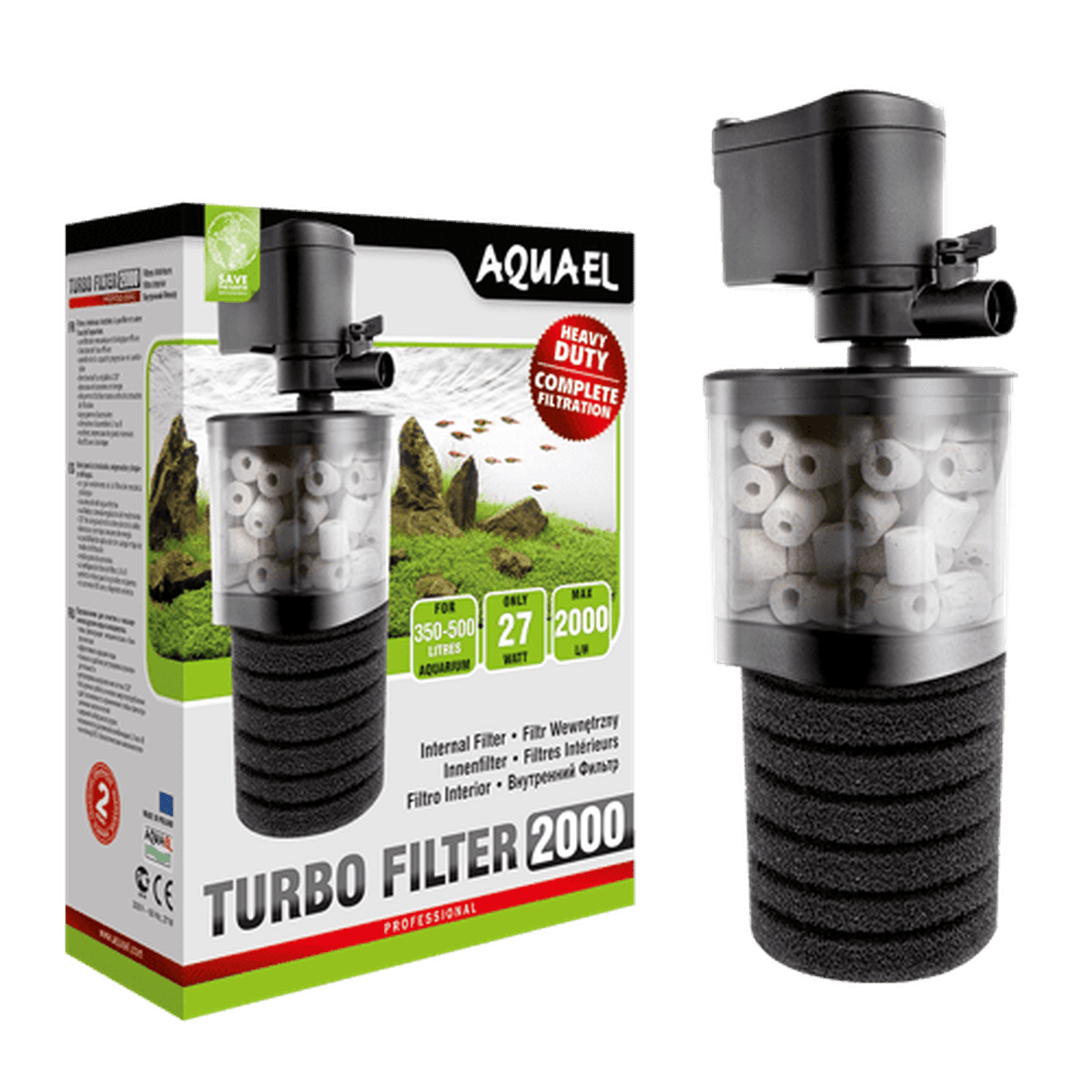 AquaEl Turbo Filter 2000 - 530gph AquaEl