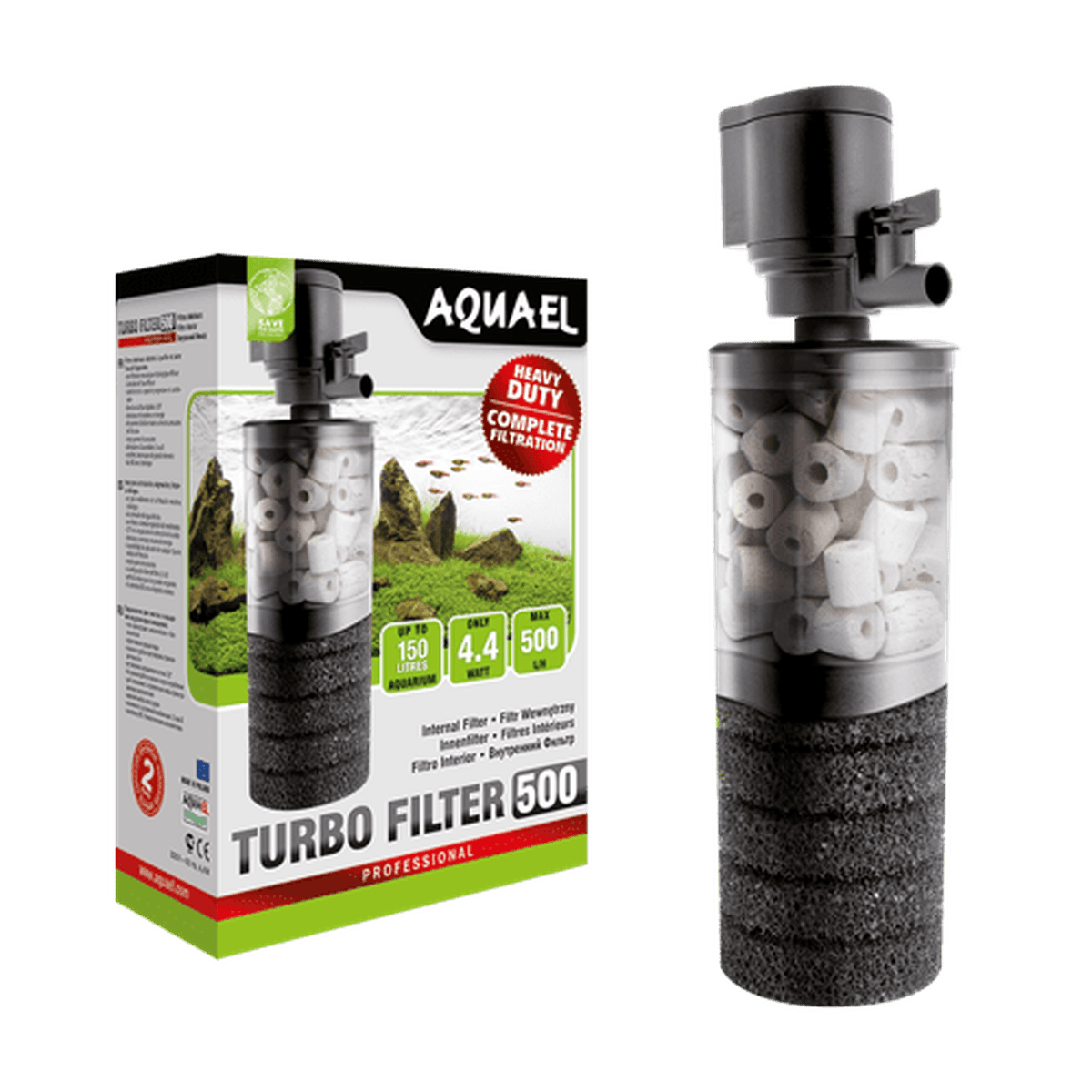 AquaEl Turbo Filter 500 - 130gph AquaEl
