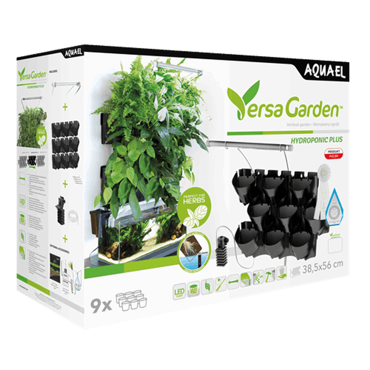 AquaEl VERSA Garden Hydroponic Plus Wall Module AquaEl