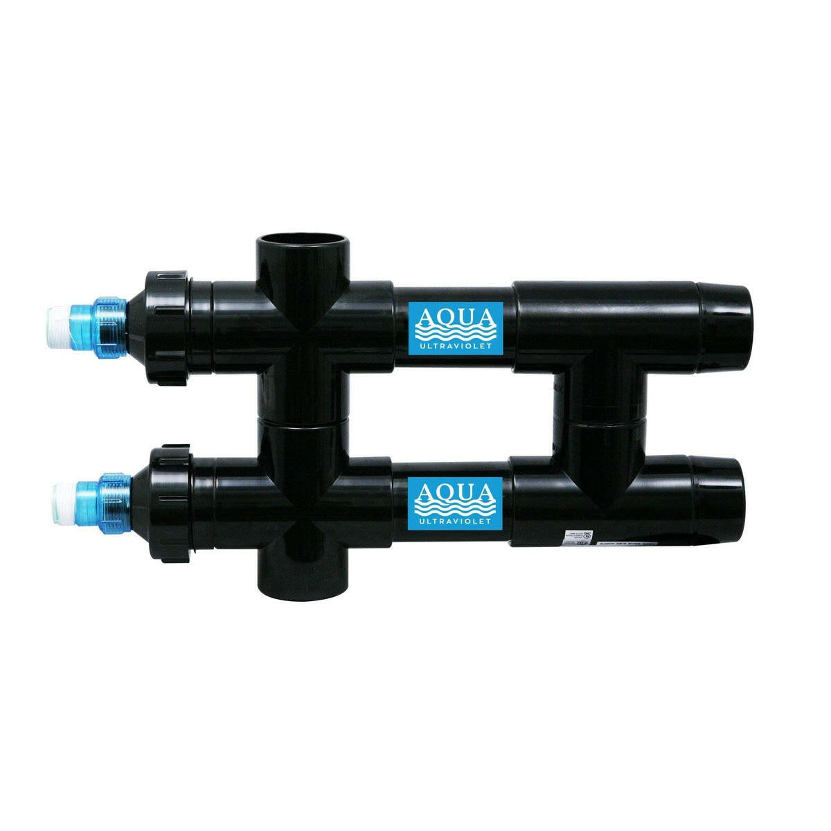 AquaUltraviolet Classic Inline UV Sterilizer 114 Watt 2" Socket Black Aqua Ultraviolet