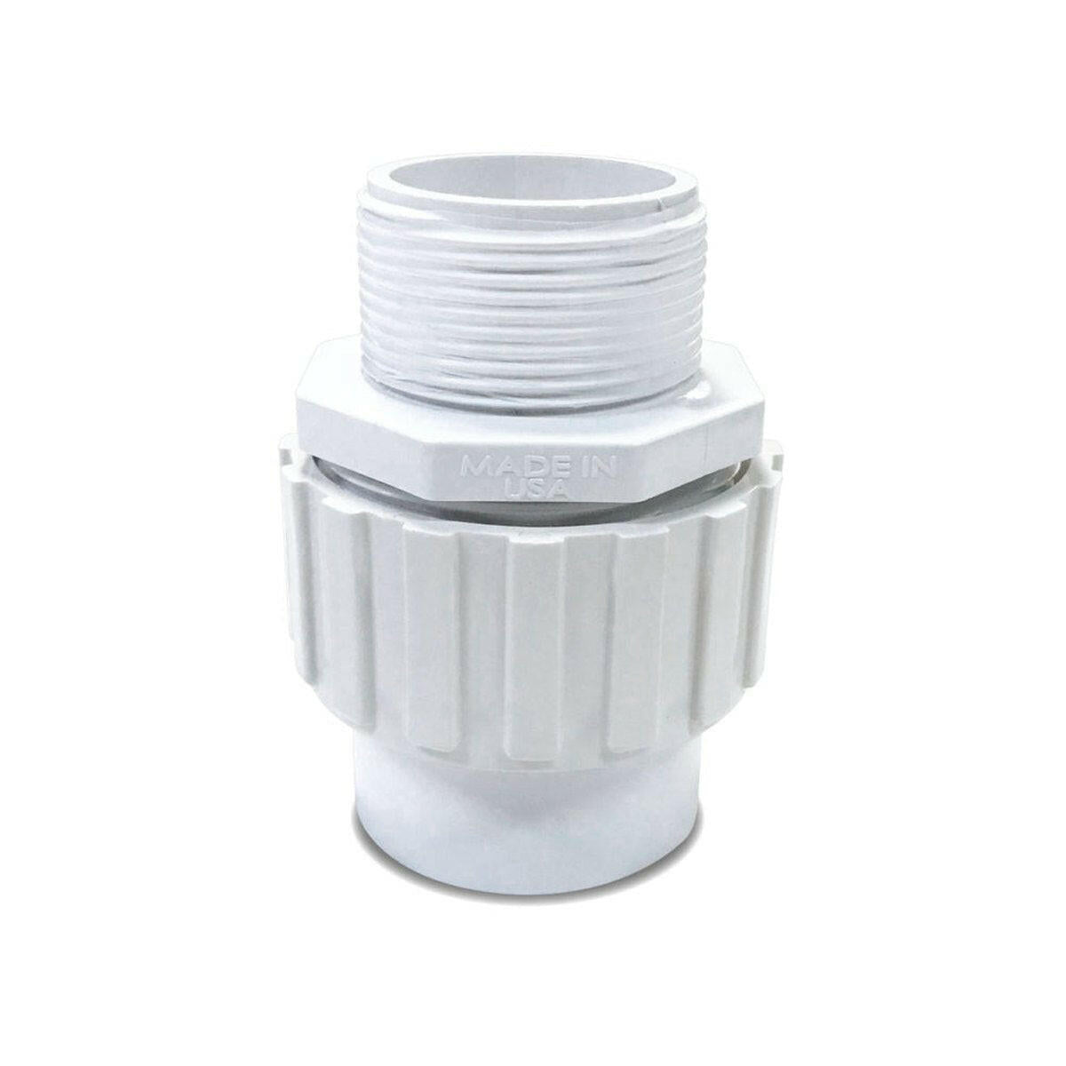 AquaUltraviolet PART - Union, 1.5" White for Filters Threaded by Slip Aqua Ultraviolet