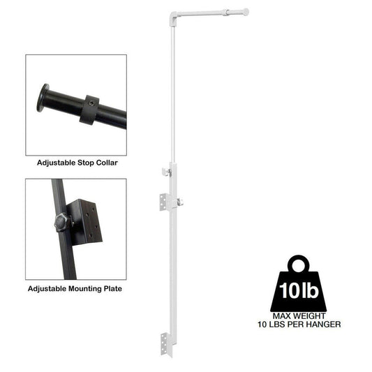 Aquatic Life Aquatic Life Universal & Hybrid Fixture Hanger, White Each Aquatic Life