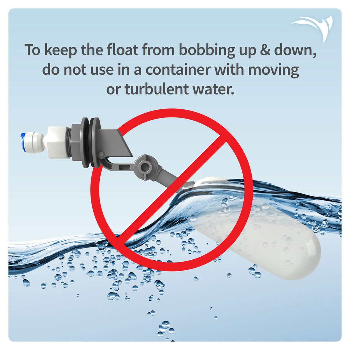 Aquatic Life Auto Shut-Off Float Valve, 1/4-Inch Aquatic Life