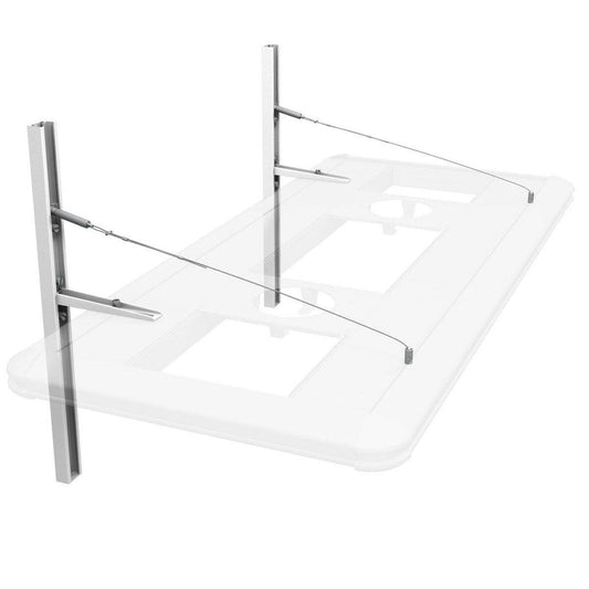 Aquatic Life Floating Suspension Fixture Hanger, White Pair Aquatic Life