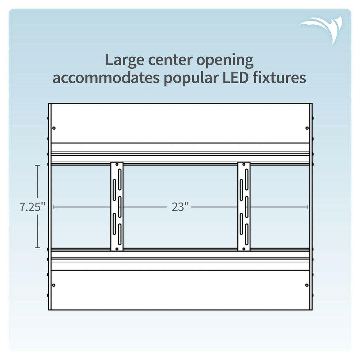 Aquatic Life HME Coral Cover 24-Inch LED Light Aquatic Life