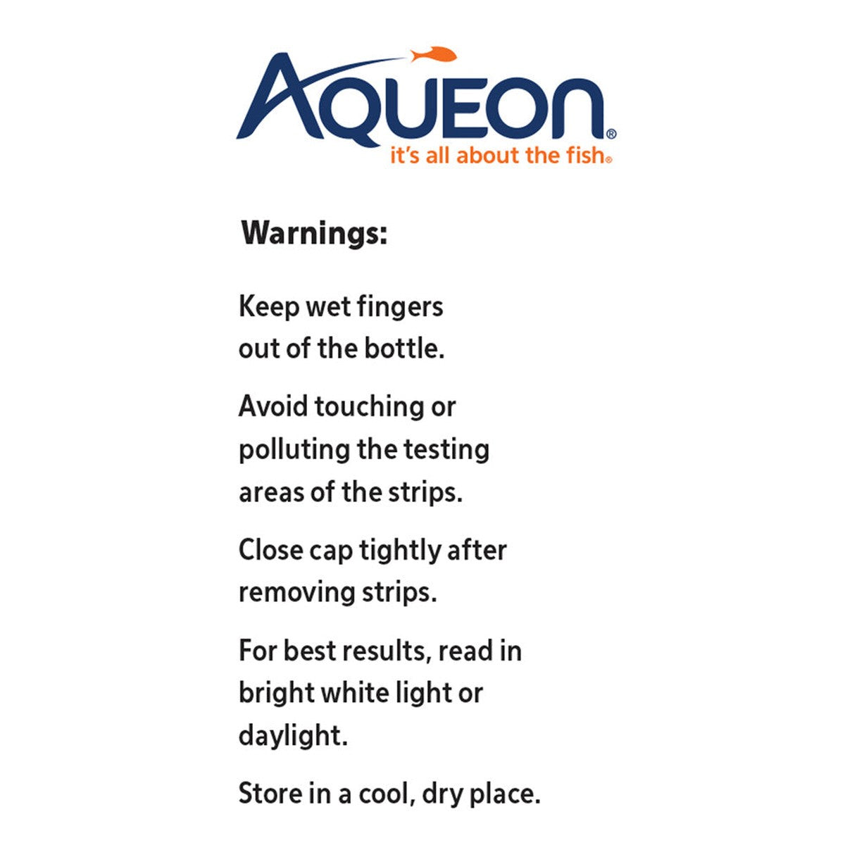 Aqueon 7-in-1 Aquarium Test Strips 50 Count Aqueon