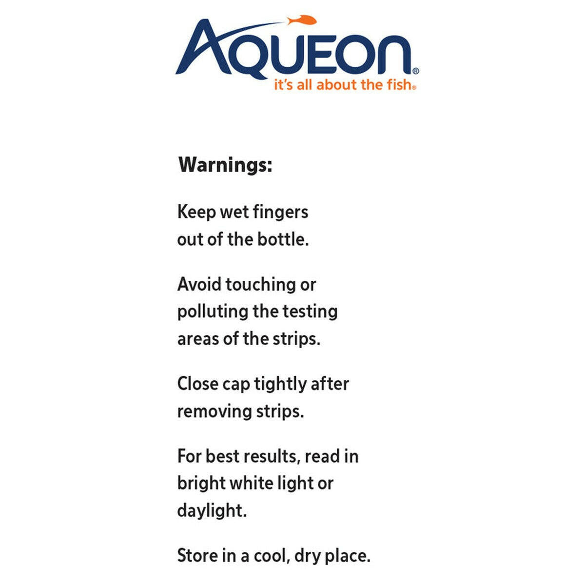 Aqueon Ammonia Aquarium Test Strips.