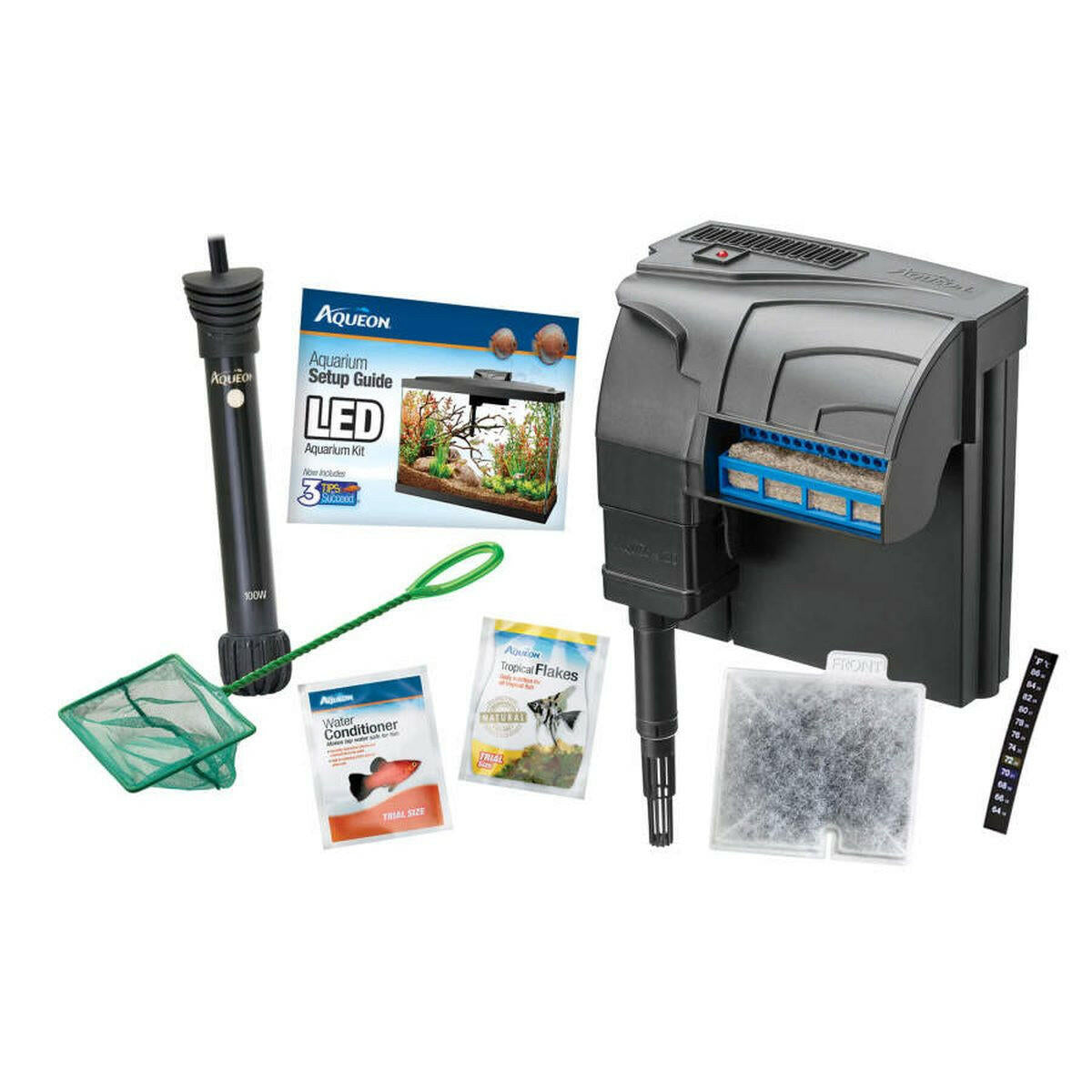 Aqueon Aquarium Starter Kit with LED Lighting 20G.