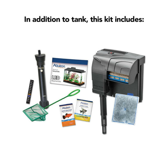 Aqueon Aquarium Starter Kit with LED Lighting 29G.
