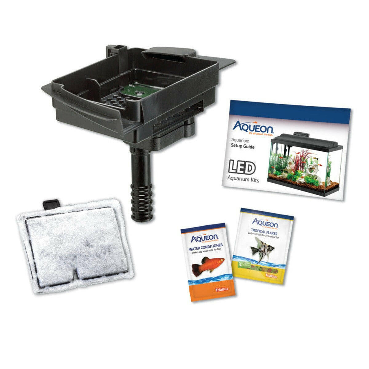 Aqueon Aquarium Starter Kit with LED Lighting 5.5G.