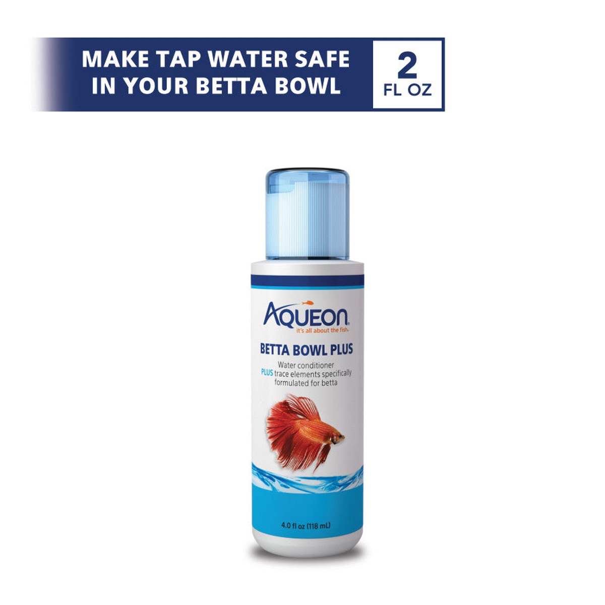 Aqueon Betta Bowl Plus Water Conditioner Aqueon