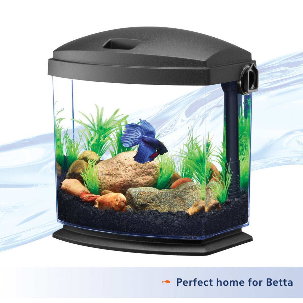 Aqueon BettaBow with Quick Clean Technology Aquarium Kit Aqueon