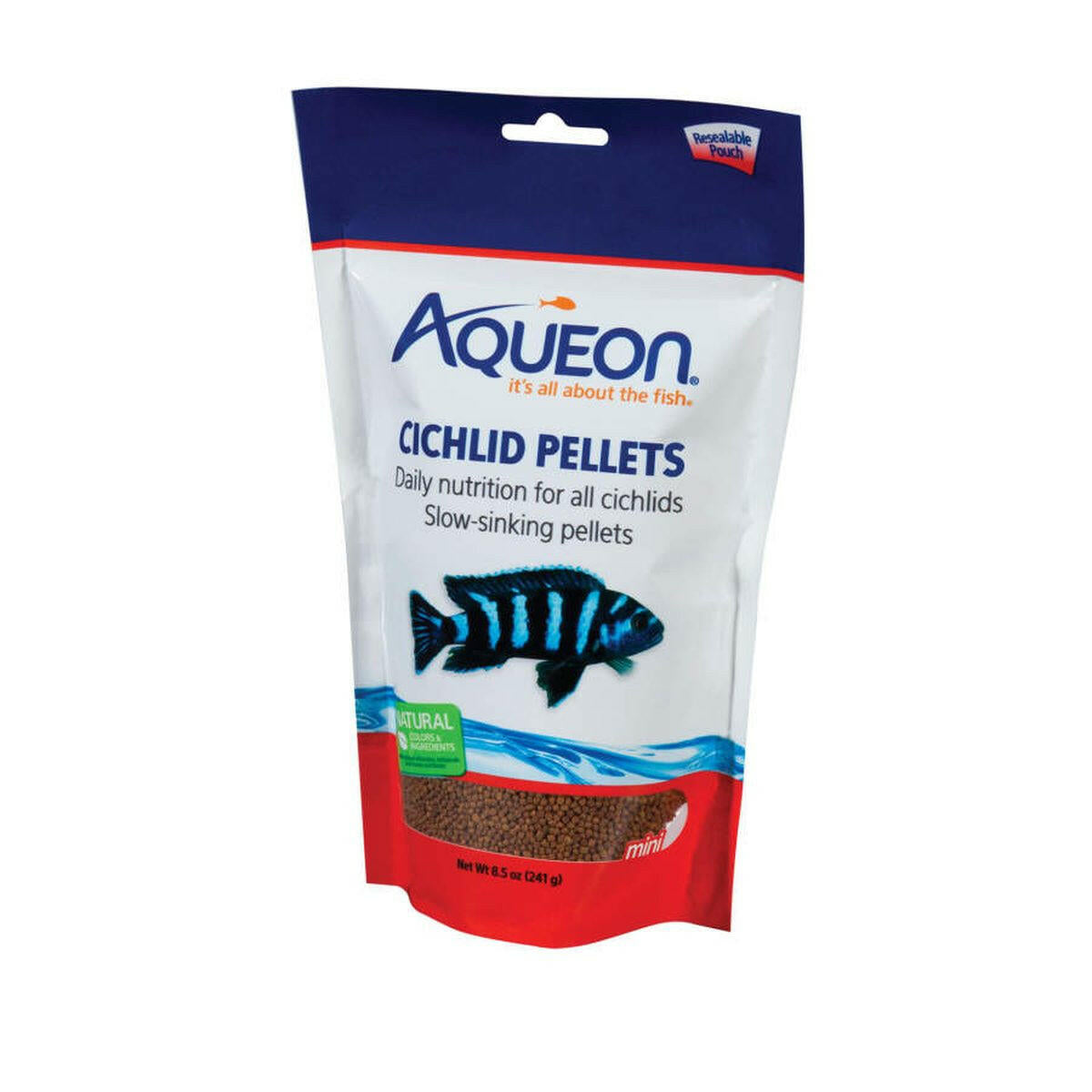 Aqueon Cichlid Food.