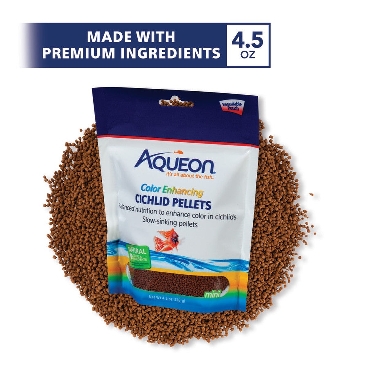 Aqueon Cichlid Food Color Enhancing Aqueon
