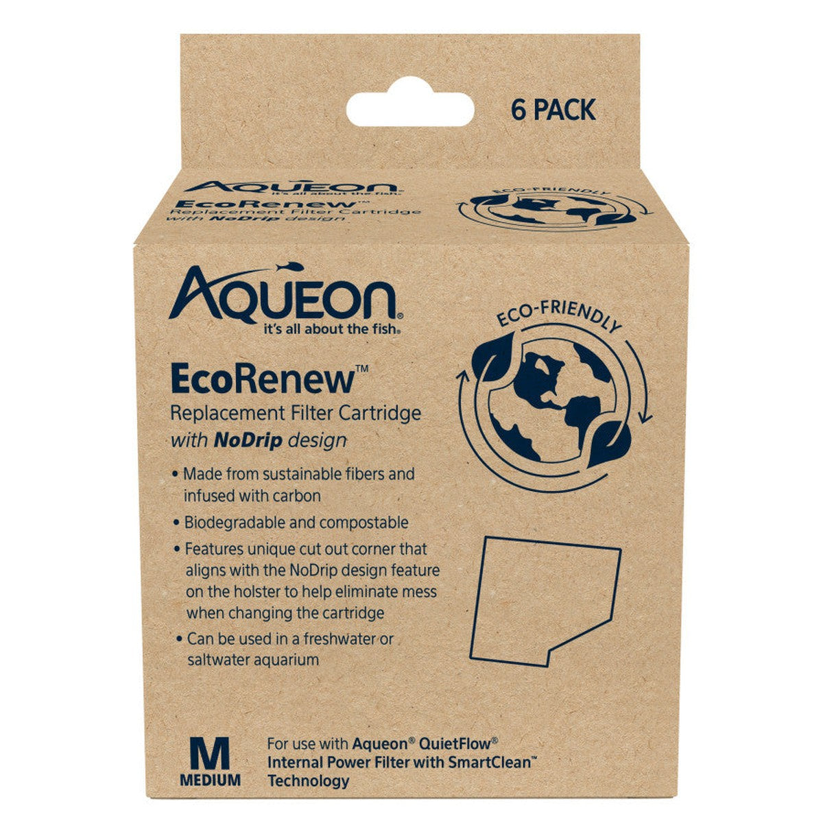Aqueon EcoRenew Replacement Cartridge -Medium Aqueon