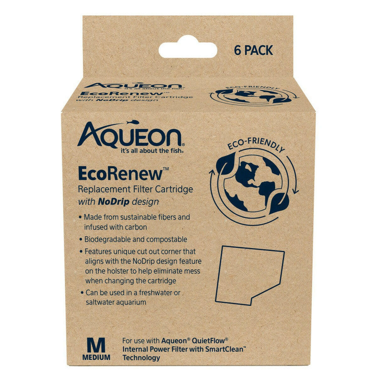 Aqueon EcoRenew Replacement Cartridge -Medium Aqueon