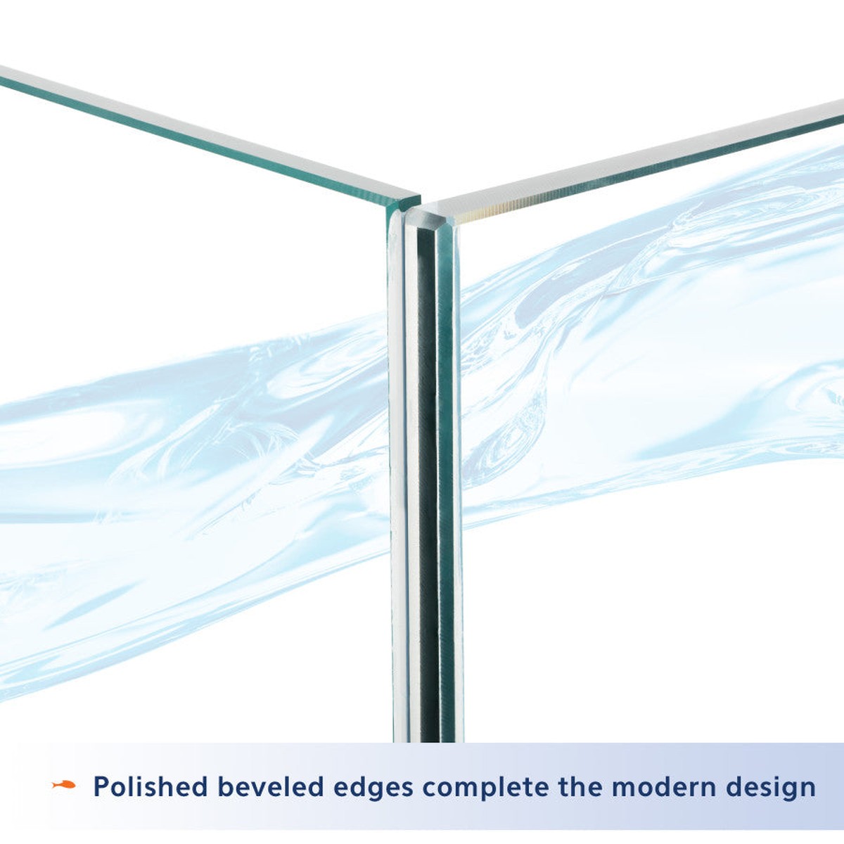Aqueon Edgelit Rimless Cube Glass Aquariums Aqueon