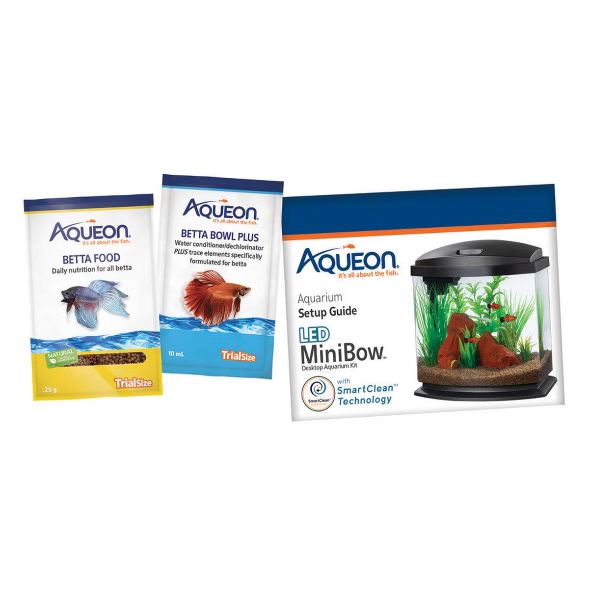 Aqueon LED BettaBow Kit SmartClean Black Aqueon