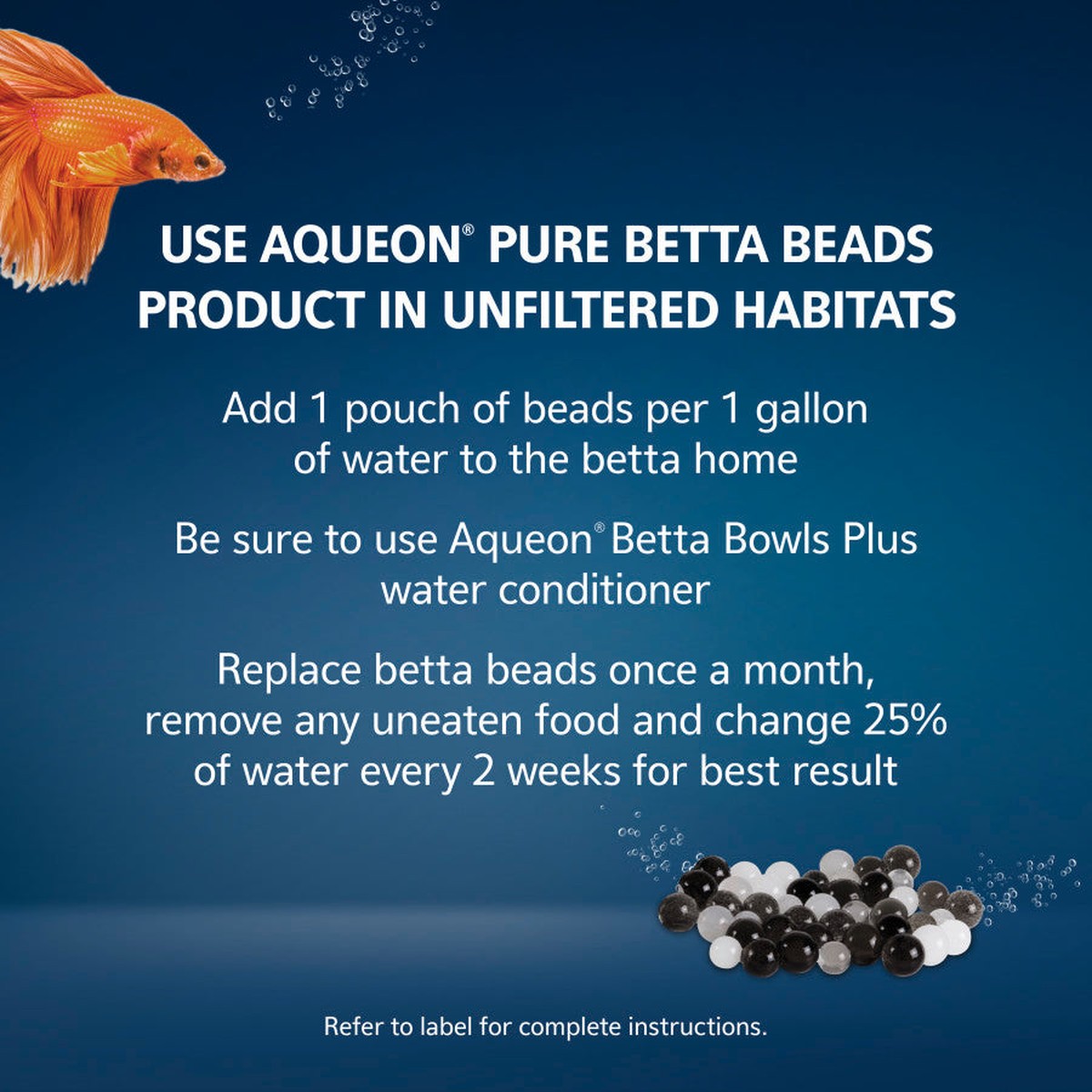 Aqueon PURE Betta Beads Aqueon