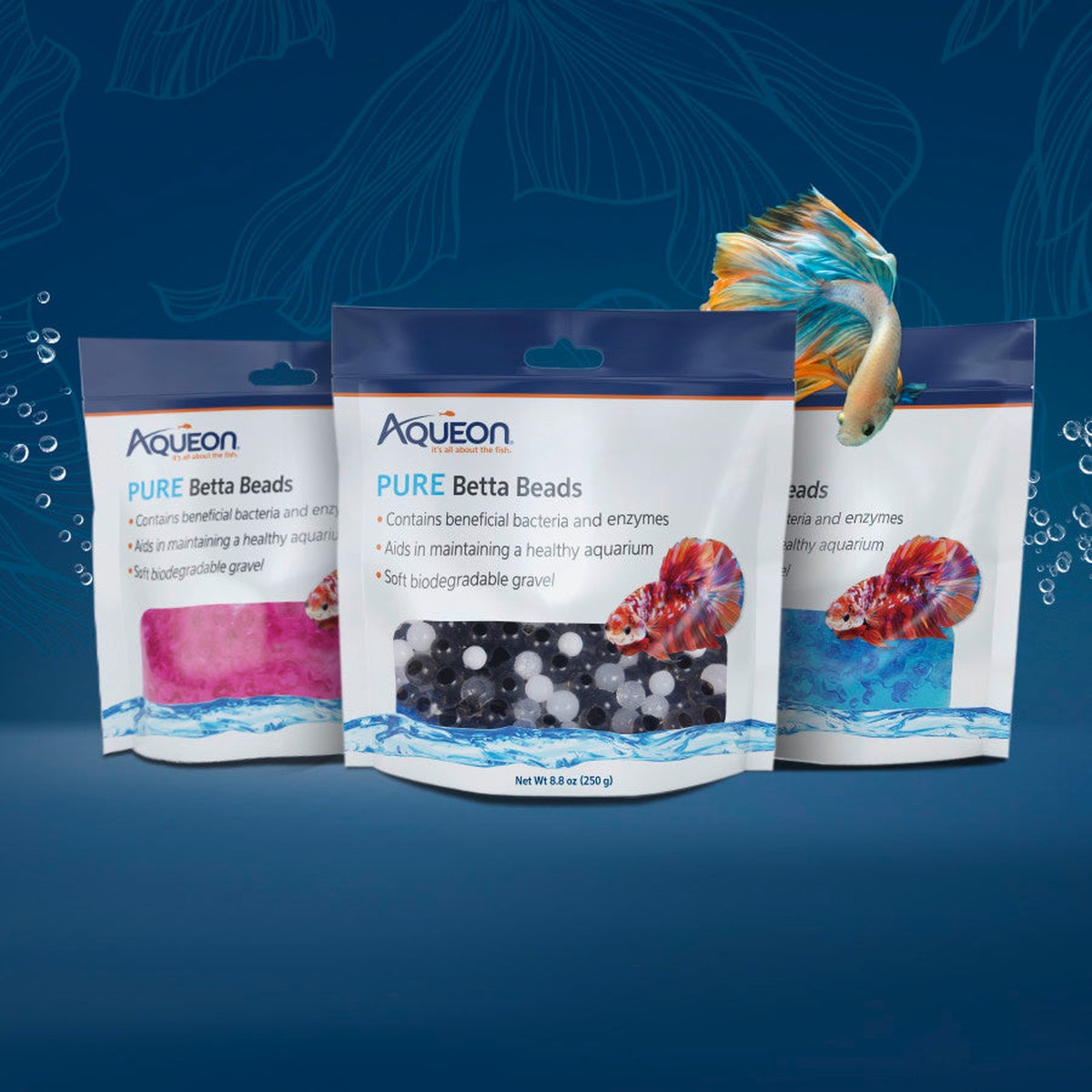 Aqueon PURE Betta Beads Aqueon