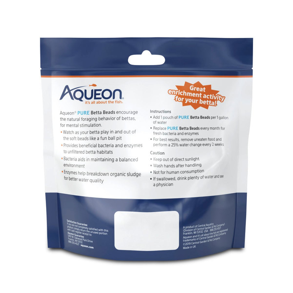 Aqueon PURE Betta Beads Aqueon