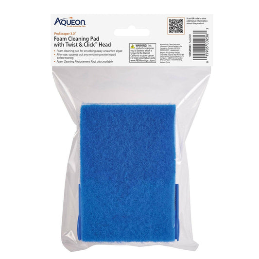 Aqueon ProScraper 3.0™ Foam Cleaning Pad & Twist&Click ™ Head Aqueon