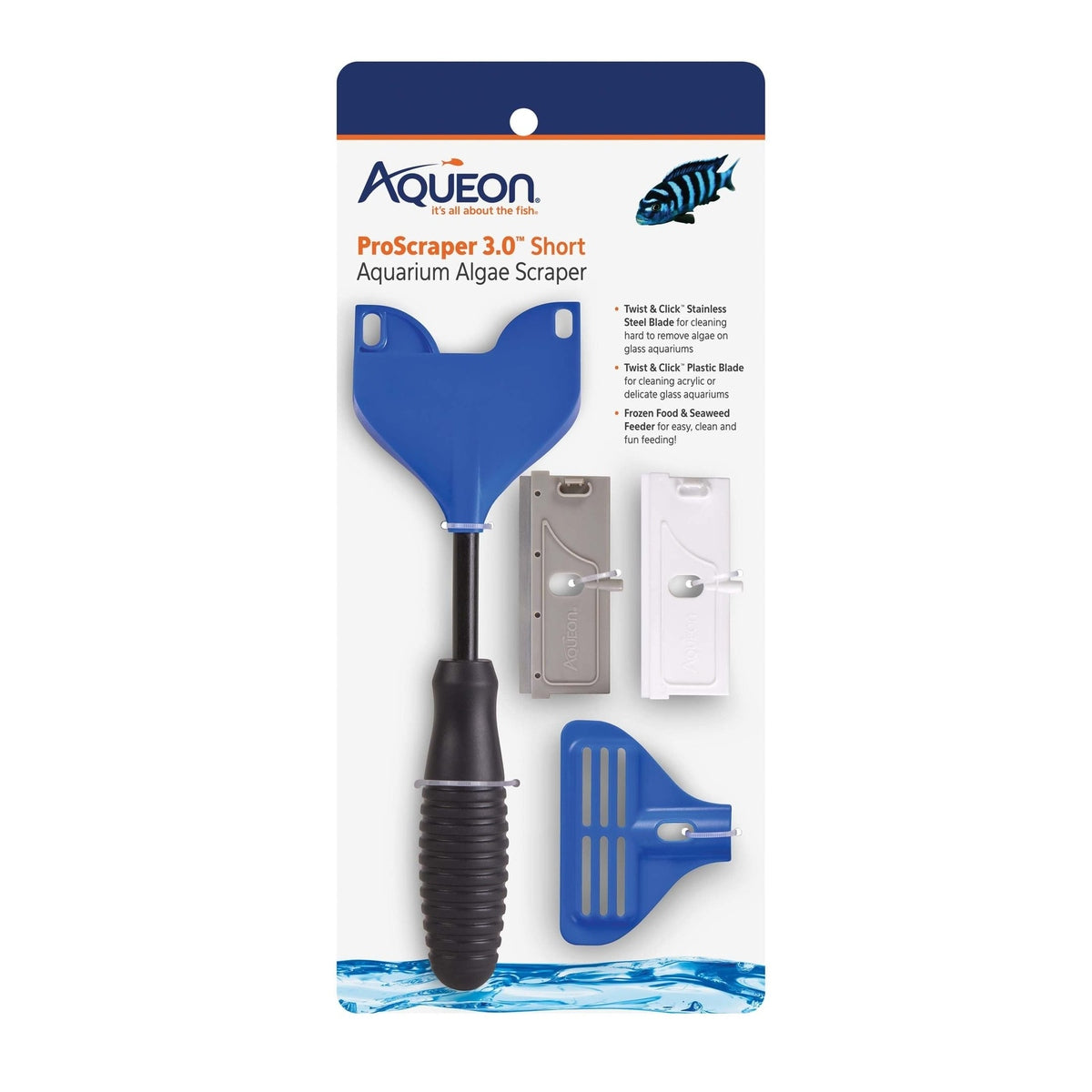 Aqueon ProScraper 3.0™ Short Aquarium Algae Scraper Aqueon