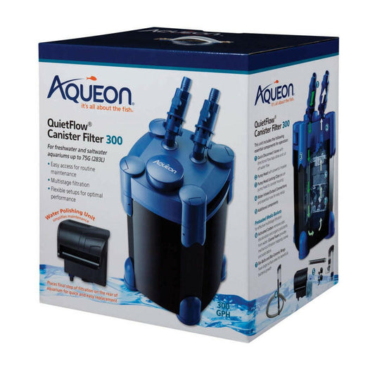 Aqueon QuietFlow Canister Aquarium Filter.