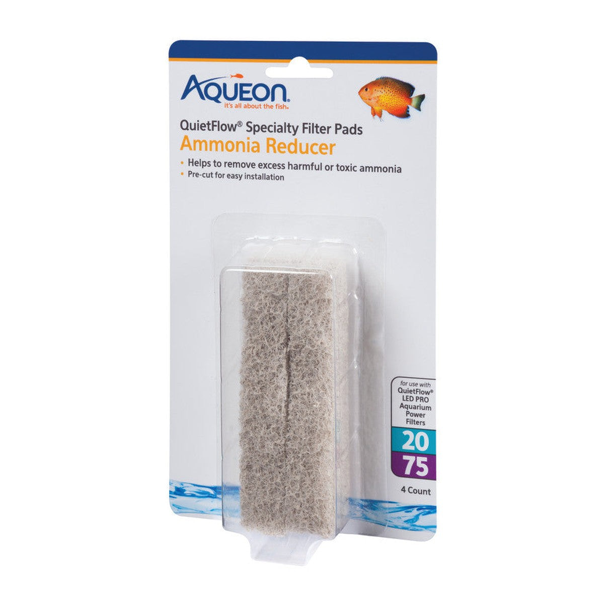 Aqueon Replacement Specialty Filter Pads Ammonia Reducer Aqueon