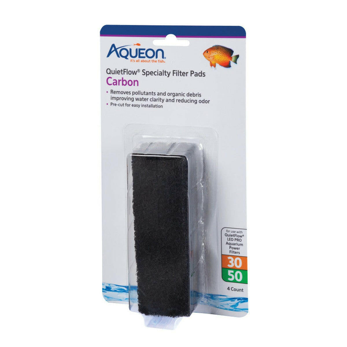 Aqueon Replacement Specialty Filter Pads Ammonia Reducer.