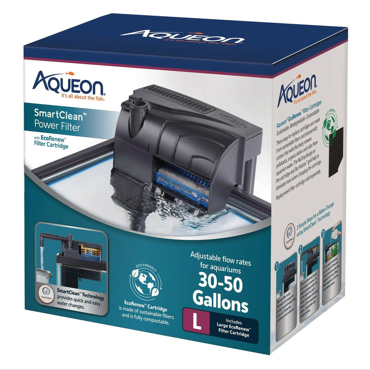 Aqueon SmartClean Power Filter - 30