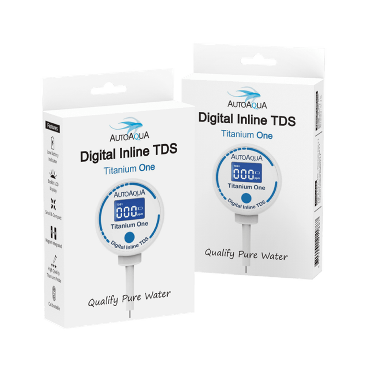 AutoAqua Digital Inline TDS - Titanium One AutoAqua / XPAQUA