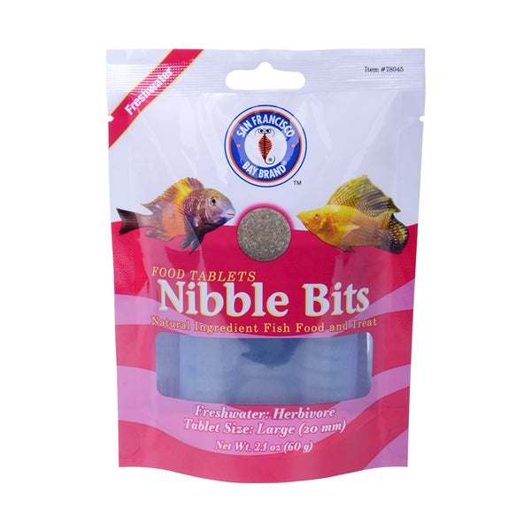 Bay Brand Nibble Bits - Freshwater Herbivore Large Tablets 2.1oz