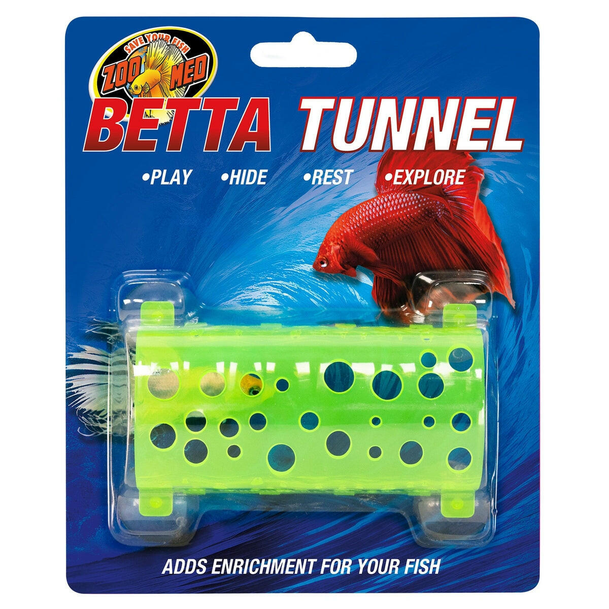 Zoo Med Betta Tunnel - Assorted Colors