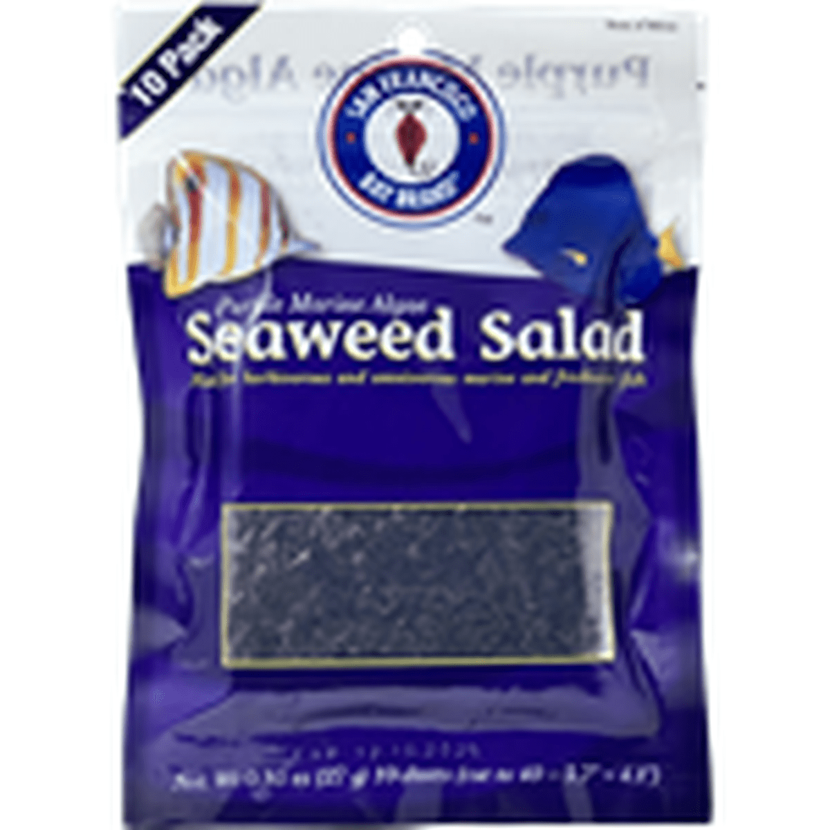 Bay Brand Purple Seaweed Salad 10 Ct. 27g San Francisco Bay Brand