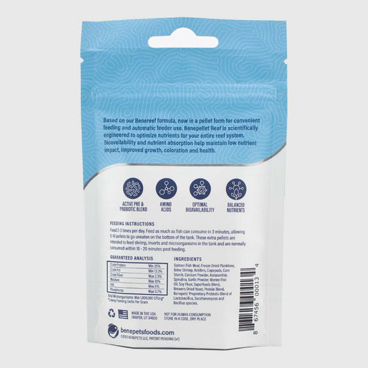 Benepets REEF Benepellet Small 1.7mm - 1.3oz Benepets