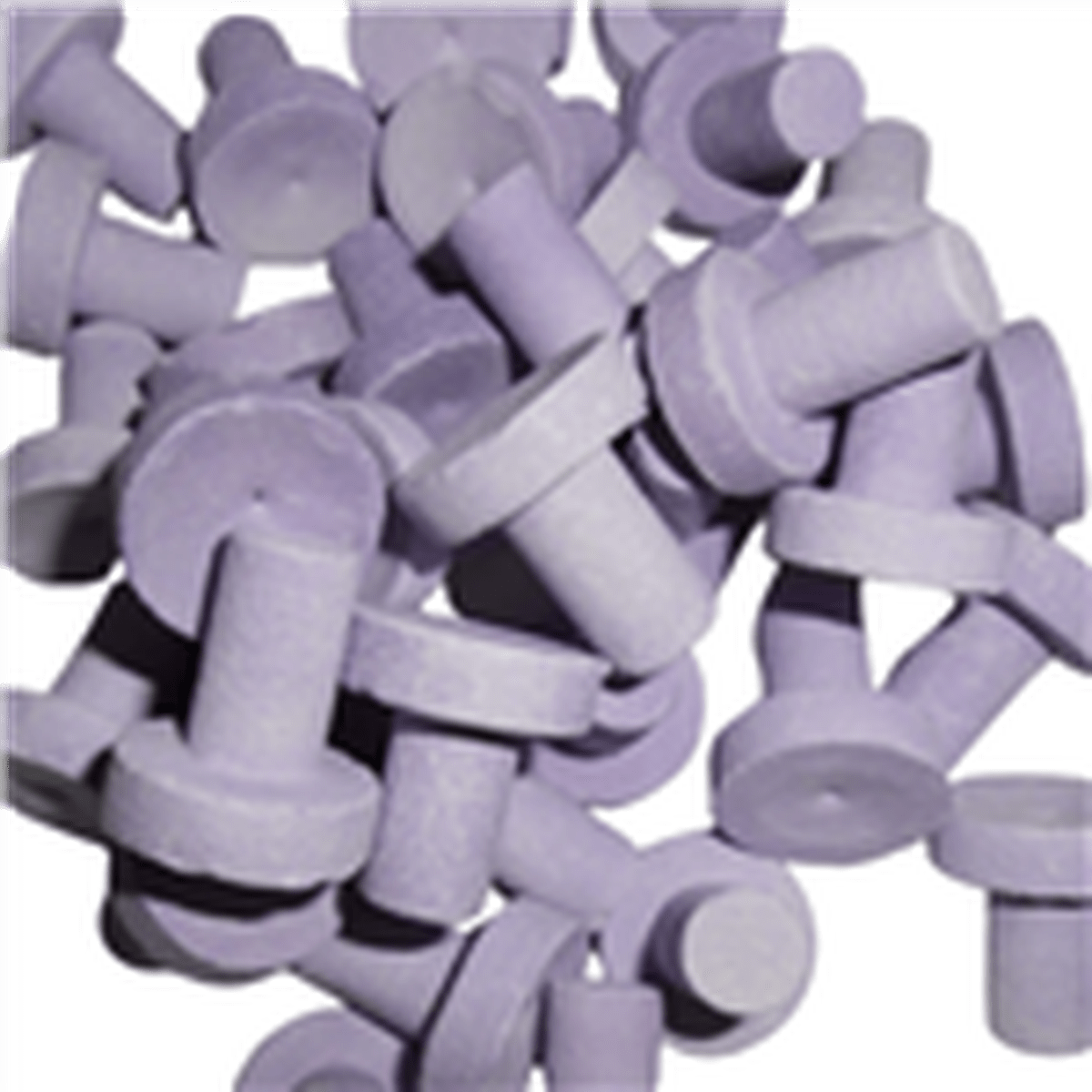 Boston Aqua Farms Ceramic Reef Plugs 20 Per Bag - PURPLE Boston Aqua Farms