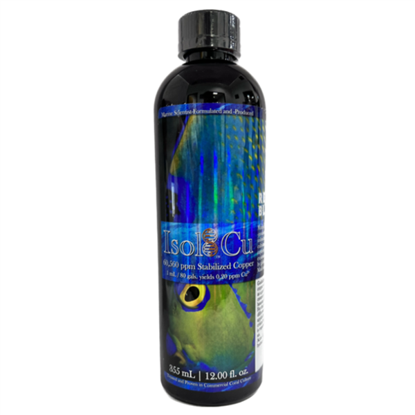 Captiv8 Reef BluePrint – Isol8:Cu 60 mL — Ultra-Pure Copper Cu Trace Supplement for Marine/ Reef Captiv8 Aquaculture