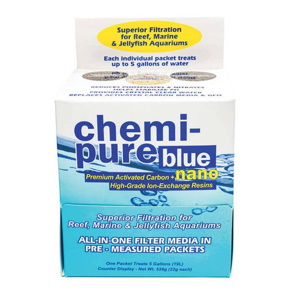 Chemi-pure Blue – Advanced Filtration for Marine & High pH Freshwater Aquariums Boyd