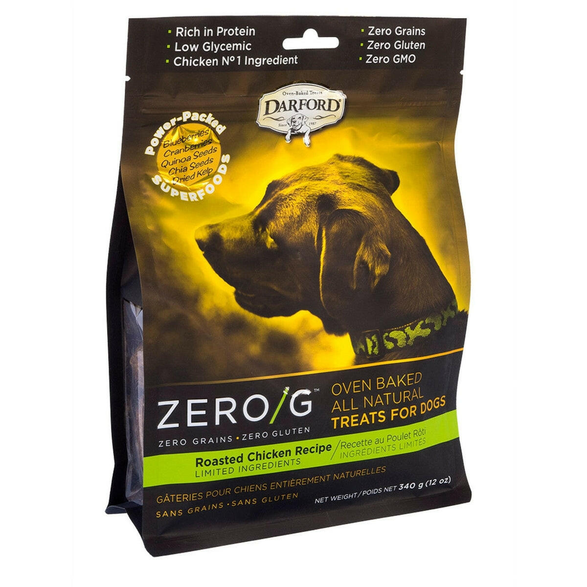 Darford Zero/G Oven Baked Dog Treats Roasted Chicken Recipe Darford