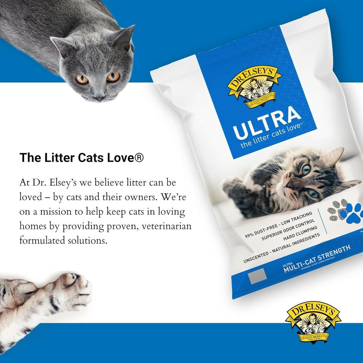 Dr. Elsey's Ultra Precious Scoopable Cat Litter Dr. Elsey's
