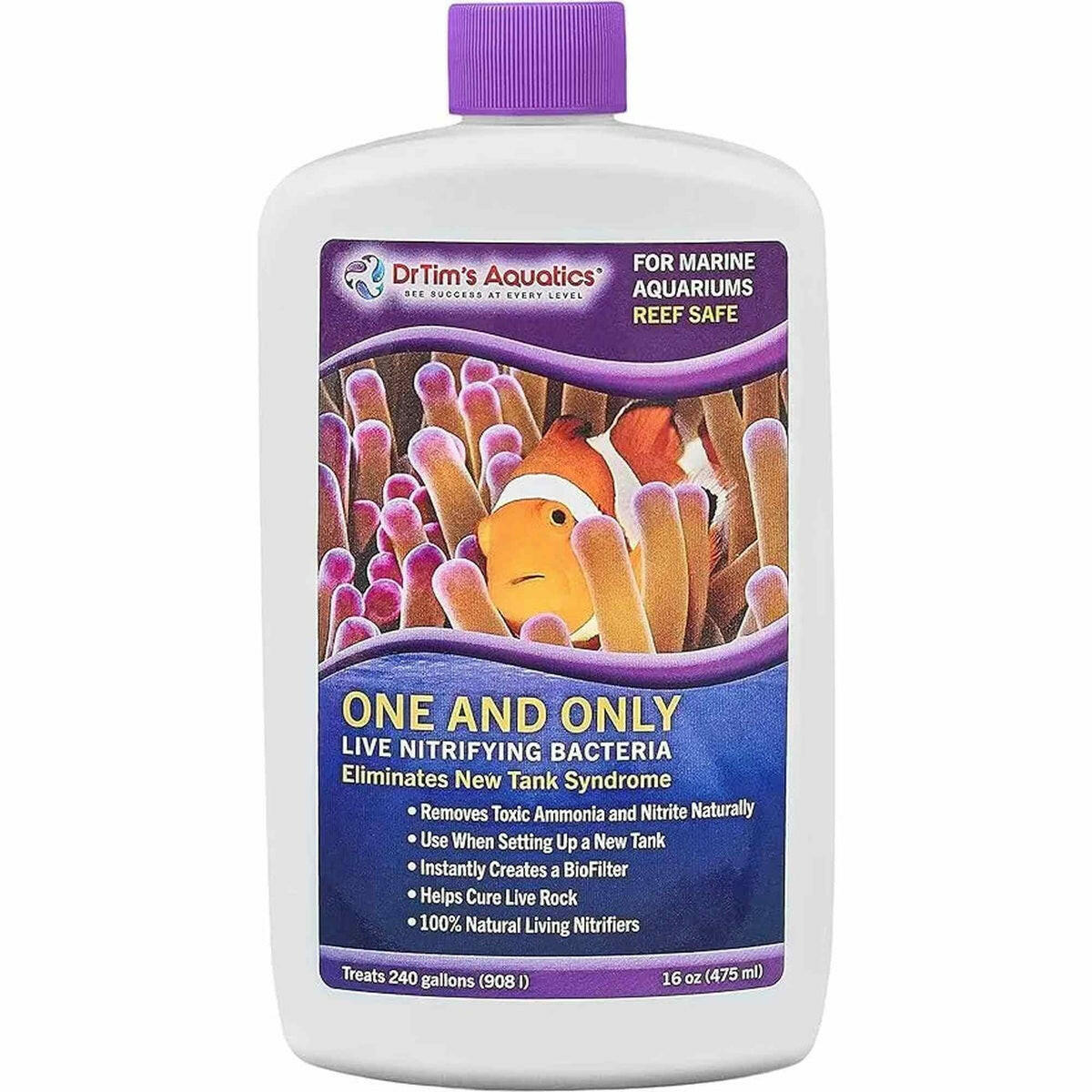 Dr. Tim’s Aquatics Saltwater One & Only Live Nitrifying Bacteria Dr Tim’s Aquatics