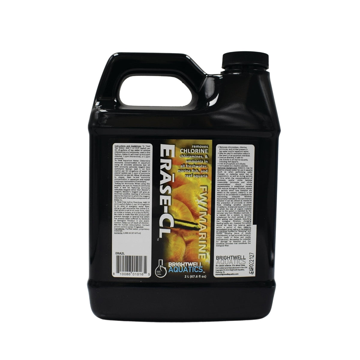 Erase-Cl – Advanced Water Conditioner for Marine & Freshwater Aquariums Brightwell Aquatics
