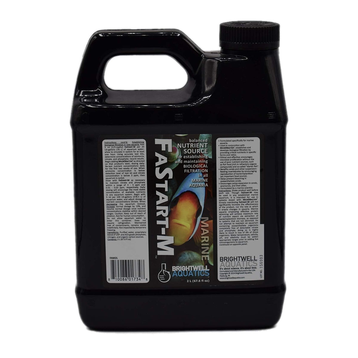FaStart M – Balanced Nutrient Source for Marine Biological Filtration Brightwell Aquatics