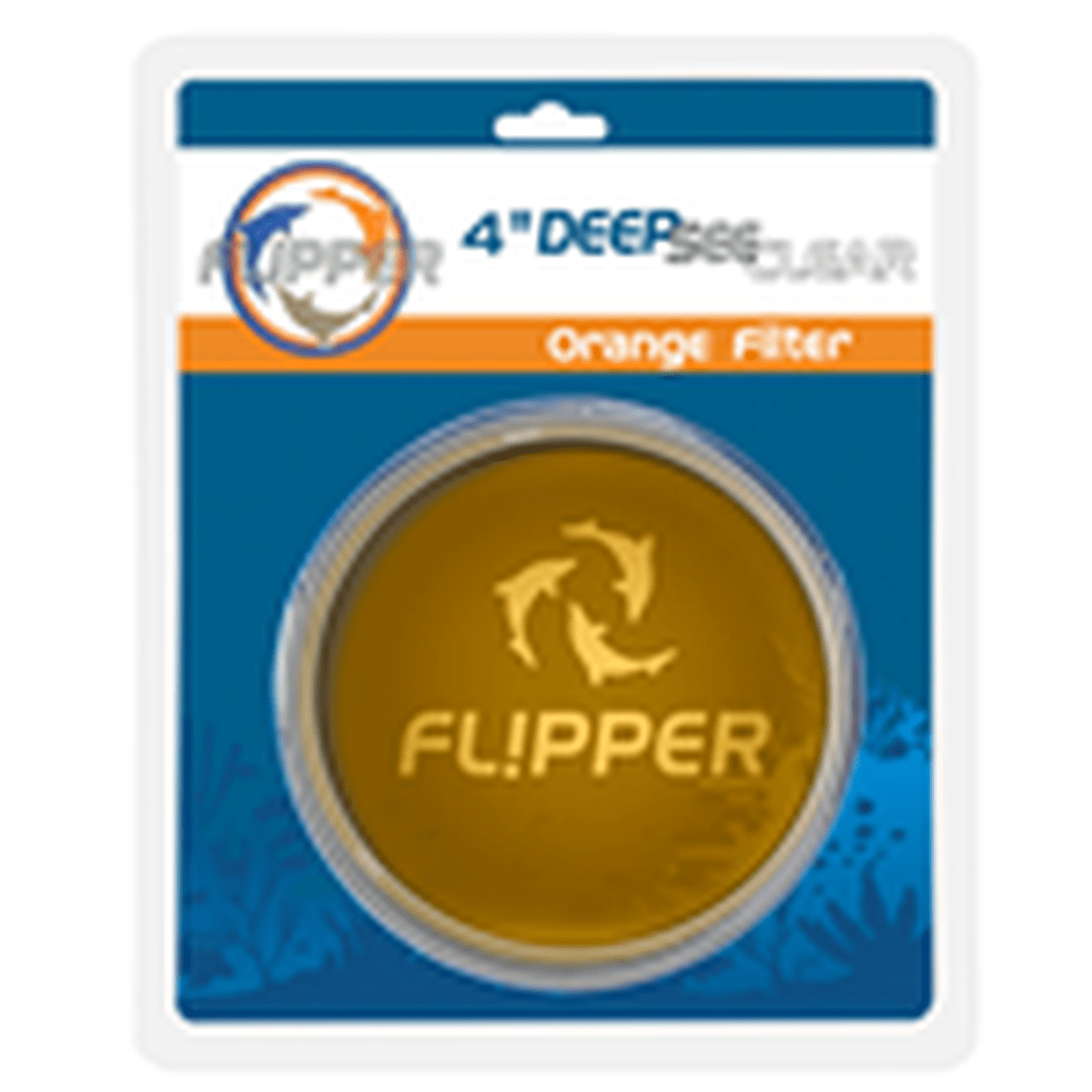 Flipper DeepSee Clear Orange Lens Filter for 4" Standard Flipper
