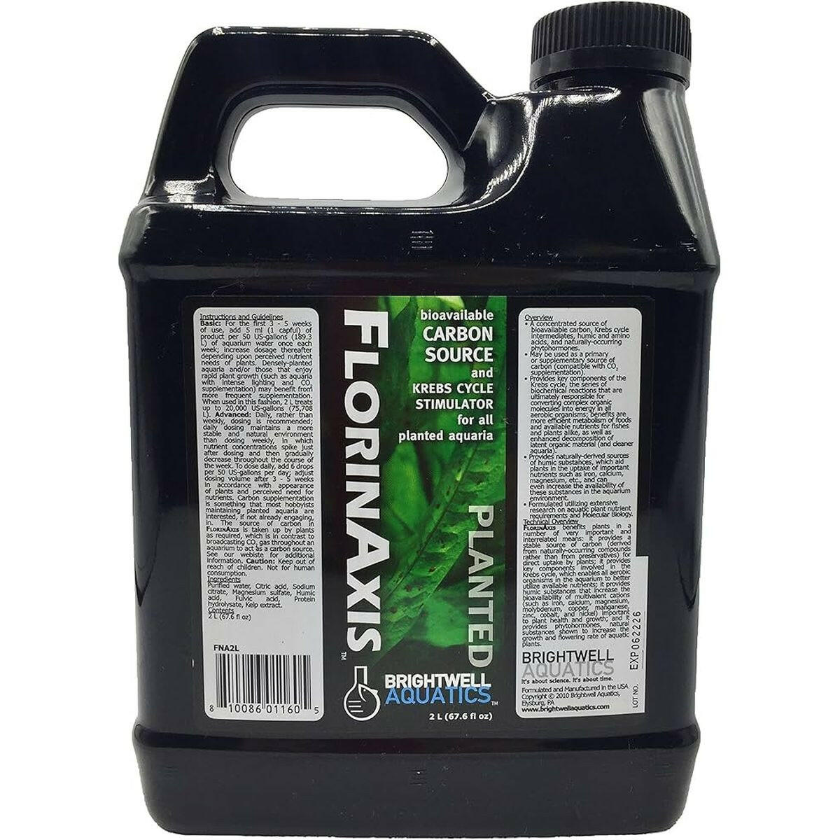 Florin Axis – Carbon Source & Krebs Cycle Stimulator for Planted Aquariums.