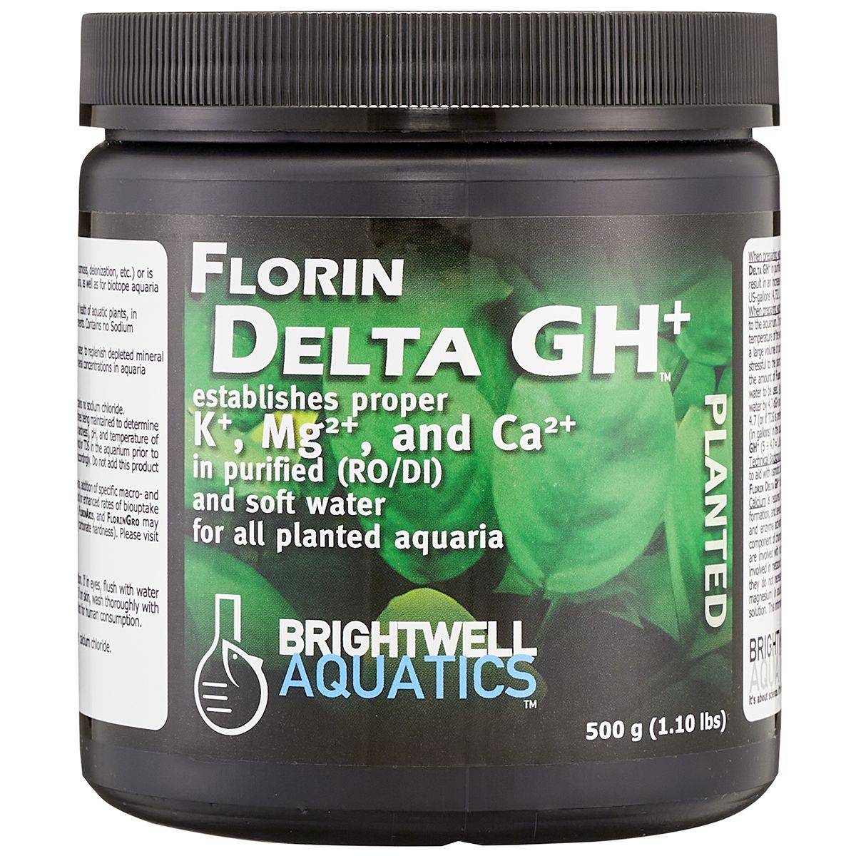 Florin Delta GH+ – Mineral Supplement for Soft & Purified Water in Planted Aquariums Brightwell Aquatics